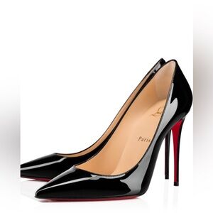 Christian louboutin 
“So Kate” classy black patent leather pump.